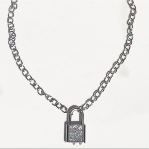chunky lock necklace🔒